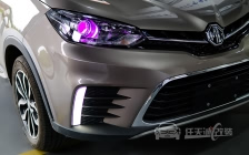 MG锐腾车灯改装任天诚定制钻石版双光透镜、顶级飞利浦XV+ 4800K 氙气灯泡、紫色恶魔眼