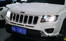 Jeep指南者车灯改装 顶级米石M2酷动版转向辅助LED双光透镜