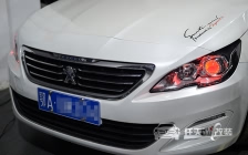 标致408 车灯改装任天诚定制版双光透镜、飞利浦XV D1S氙气灯泡、