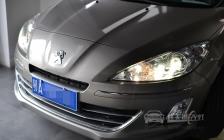 标致408 车灯改装升级欧标小糸Q5双光透镜、飞利浦D1S 4200K氙气灯泡、法雷奥安定器