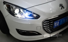 标致308 车灯改装上海奥迪Q5双光透镜、全新欧司朗D1S 4300K氙气灯泡、澳兹姆D1S安定器