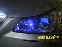 风神S30 升级q5双光透镜，蓝色恶魔眼，光普超亮快起安定器
