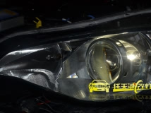 2012年新款福克斯 改装Q5双光透镜 蓝色天使眼