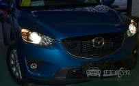 马自达CX-5 大灯改装原厂欧标Q5双光透镜、飞利浦XV 4800K增亮氙气灯泡、法雷奥安定器