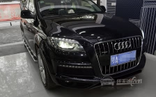 奥迪Q7 车灯改装德国海拉5双光透镜、全新飞利浦XV D1S氙气灯泡、澳兹姆D1S安定器